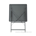 60cm Metal Stretched Square Folding Table